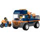 3. LEGO City 60491 Motorcycle Transporter