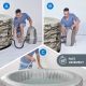 6. AVENLI NICE GARDEN SPA, PUMPED SWIMMING POOL, HYDROMASSAGE 204X70 SILVER 6-PERSON BRICK