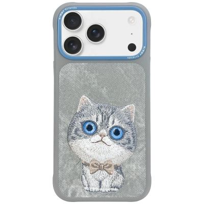 Nimmy Big Eyed Pet 2.0 Cat Case for iPhone 17 - Gray