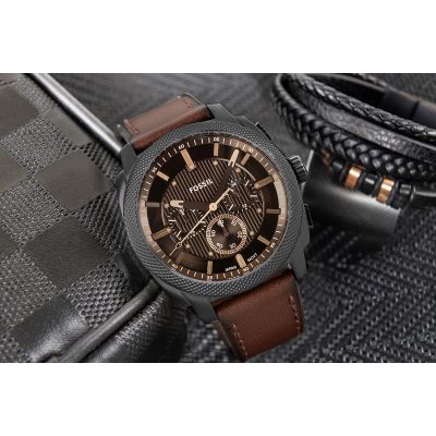 5. FOSSIL Machine Chronograph FS6101 Men's Watch + BOX