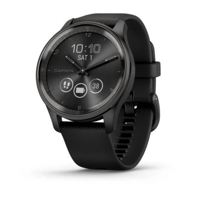 9. Garmin Vivomove Trend Black sports watch