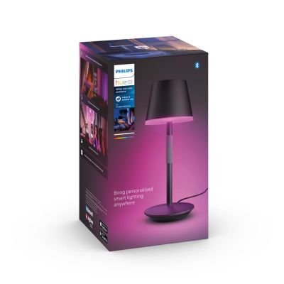 7. Philips Hue White and color ambiance Portable Hue Go table lamp