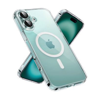 2. Ugreen Classy Clear Magnetic Case for iPhone 16 Plus - Transparent