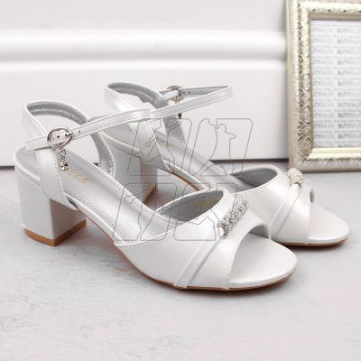 6. Vinceza W JAN305 silver high-heeled sandals