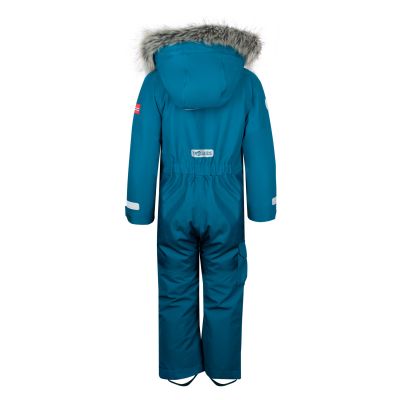 2. Trollkids Kids Kirkenes Snowsuit Waterproof Blue for Girls/Boys (387-174)
