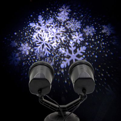 7. DOUBLE LED PROJECTOR SNOWFLAKES