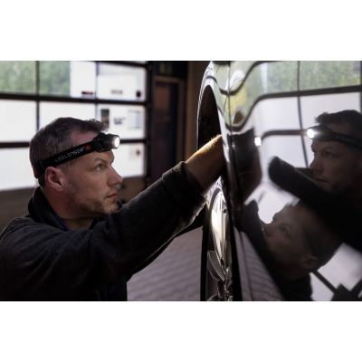 3. Ledlenser H3.2 Black Hand flashlight + Headband LED flashlight