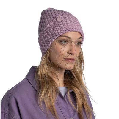 2. Buff Knitted Norval Hat Pansy 1242426011000