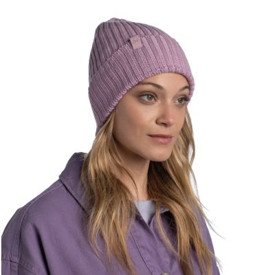 2. Buff Knitted Norval Hat Pansy 1242426011000