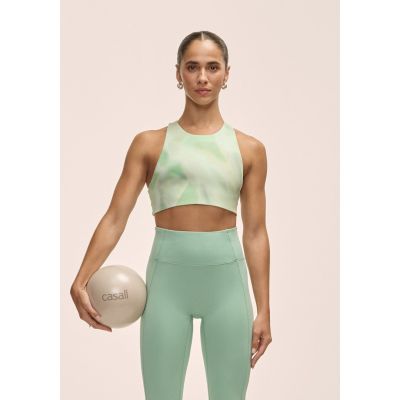 Casall Tie Back Sports Top Women's Training Top Green