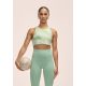 Casall Tie Back Sports Top Women's Training Top Green