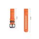 5. Tech-Protect Motion Strap for Garmin Fenix 5X / 5X Plus / 6X / 6X Pro / 7X / 8 / 8 Pro / 9 / 9 Pro (51 mm) – Orange