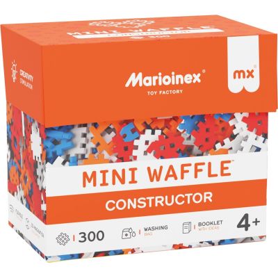 MARIOINEX Mini Waffle Constructor Blocks, 300 pieces