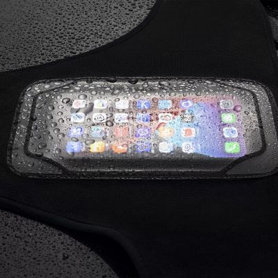 3. Rockbros D78 Sweat Cover with Pocket and Phone Window - Black