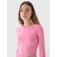 5. Longsleeve cropped smooth women's 4F 4FRAW24TLONF503-54S