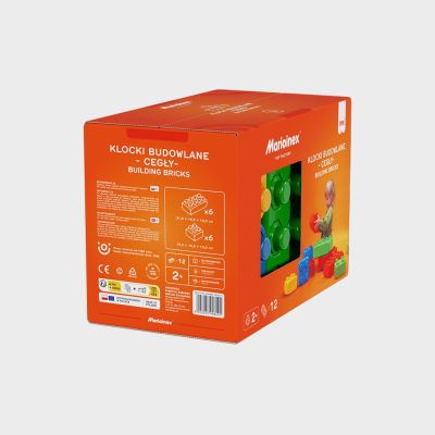 9. Marioinex building blocks "bricks", 12 pieces