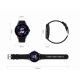 24. GRAVITY GT12-2 Women's Smartwatch Navy Blue Silicone Strap + Black Bracelet