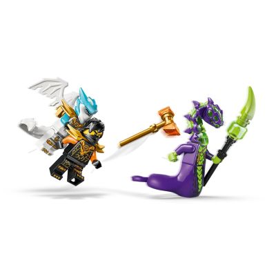 4. LEGO NINJAGO 71854 Cole's Mission Mech and Dragon Zane