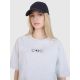 Women's oversize T-shirt with print 4F 4FRSS25TTSHF2873-27M