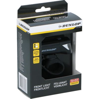 16. FRONT BIKE LAMP 2 MODES DUNLOP CERTIFIED