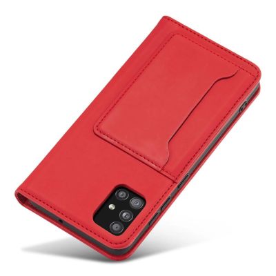 7. Magnet Card Case Case for Samsung Galaxy A13 5G Pouch Wallet Card Holder Red