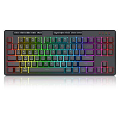 2. REDRAGON K516RGB-PRO SHIVA PRO 87 Keyboard USB + RF Wireless + Bluetooth Black