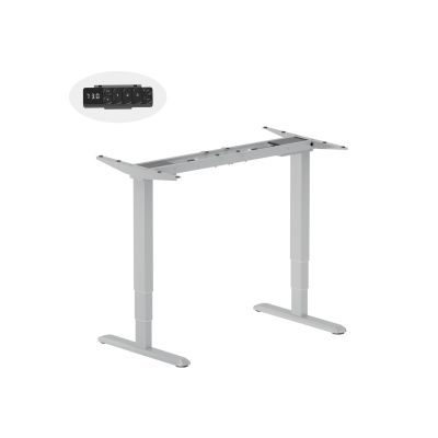 2. Equip 650813 Standing Desk Frame Electric Current 2 x Legs Gray