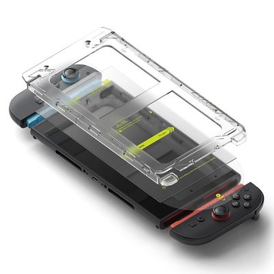 3. Ringke Easy Slide 2-pack Tempered Glass for Nintendo Switch 2 - Transparent