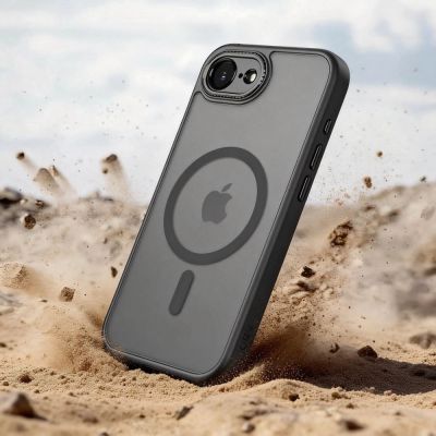 6. Tech-Protect MagCam MagSafe Case for iPhone 16e / 17e - Matte Black