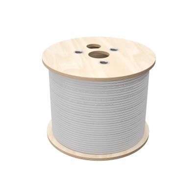 3. Q-LANTEC Cat. 6 U/UTP Cable, Network Cable, Twisted Pair, LSOH, B2ca 4PR, 1 Gb/s (10 Gb/s up to 55 m), Grey, 500 m (KIU6LSOH500BQ)