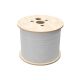 3. Q-LANTEC Cat. 6 U/UTP Cable, Network Cable, Twisted Pair, LSOH, B2ca 4PR, 1 Gb/s (10 Gb/s up to 55 m), Grey, 500 m (KIU6LSOH500BQ)