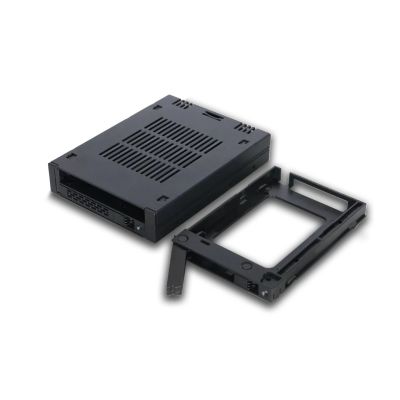 10. Icy Dock MB742SP-B drive bay panel Black