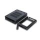 10. Icy Dock MB742SP-B drive bay panel Black