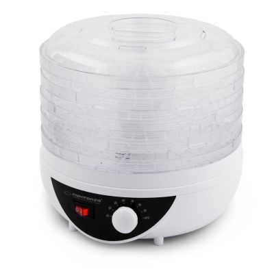 9. Esperanza Chanterelle EKD002 mushroom, vegetable and fruit dehydrator (250W; white)