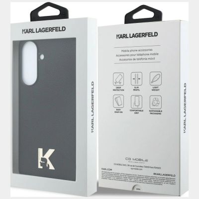 8. Karl Lagerfeld Karl Head Logo Case for Samsung Galaxy A37 5G - Black