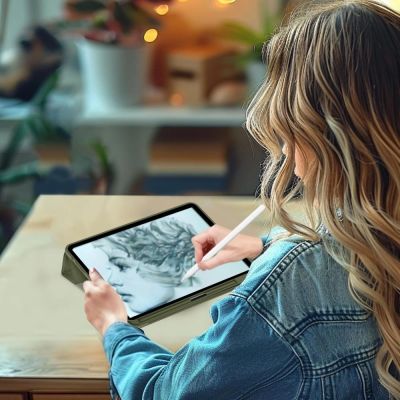 12. Tech-Protect SmartCase Pen case for Xiaomi Pad 11.2" - olive