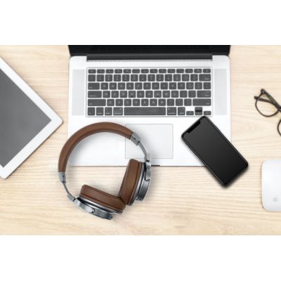 2. Muse M-278 BT Wireless Headset Headband Micro-USB Bluetooth Brown, Silver