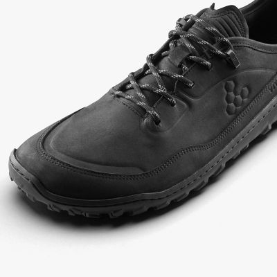 5. Vivobarefoot TRACKER LEATHER AT LOW II MEN'S OBSIDIAN (309623-02)