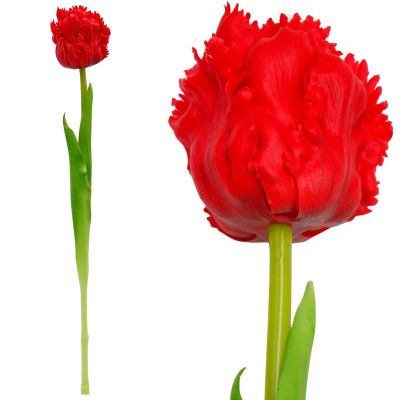 7. RED TULIP 38CM LIFE-LIKE SPRING DECORATION