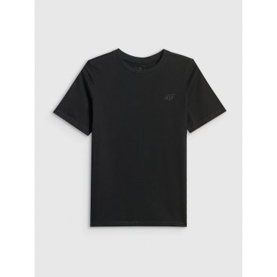 7. Boys' Plain Regular-Fit T-Shirt 4F 4FJRMM00TTSHM3596-20S