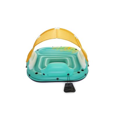 31. Bestway 43407 Pool and Beach Float Multicolor Monochrome PVC Floating Island