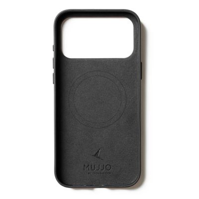 3. Mujjo Wallet Leather Case - leather case for iPhone 17 Pro Max compatible with MagSafe (black)