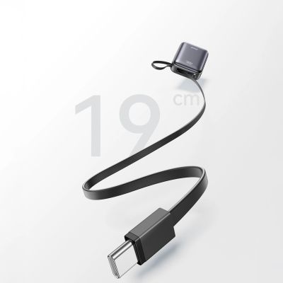 14. Joyroom JR-PBF29 20000mAh 22.5W Powerbank with Double Cable - Black