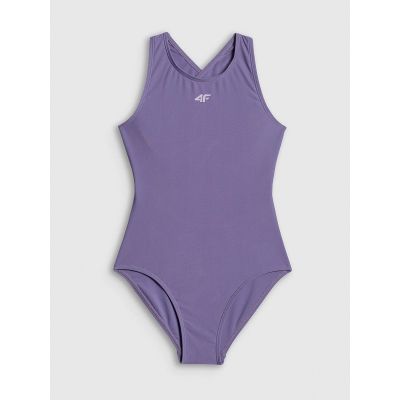 Girls' one-piece swimsuit 4F 4FJRSS26USWSF166-51S