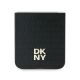 5. DKNY Repeat Pattern Stack Logo Case for Samsung Galaxy Z Flip6 - Black