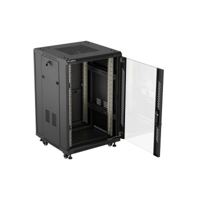 5. LANBERG FLOOR CABINET 19" 18U 600X600 BLACK