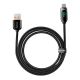 3. Baseus Display Fast Charging Data USB-A / USB-C 66W 1 m cable - black