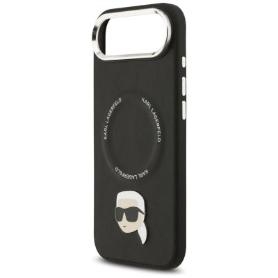 6. Karl Lagerfeld Karl Pin MagSafe Case for iPhone Air - Black