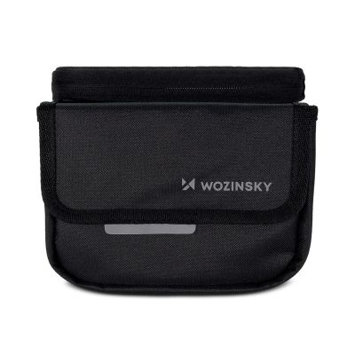 6. Wozinsky bicycle frame bag, waterproof phone case, 1.5l, black (WBB26BK)