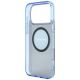 7. Mercedes AMG IML Transparent Bicolor Block MagSafe Case for iPhone 18 Pro Max / 17 Pro Max - Black and Blue